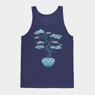 Sky Blue Bonsai Tank Top